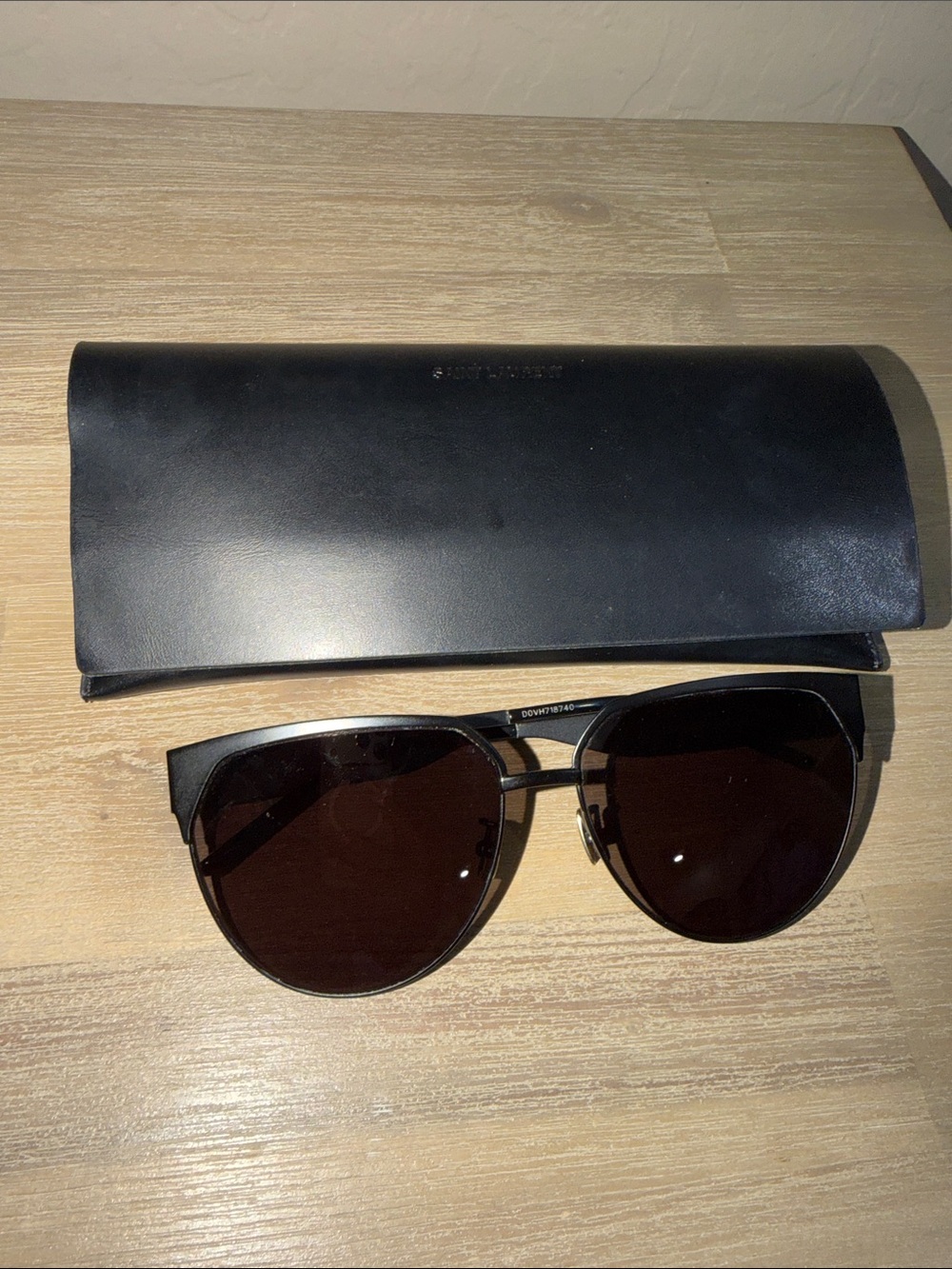 Yves Saint Laurent Black Frame Sunglasses